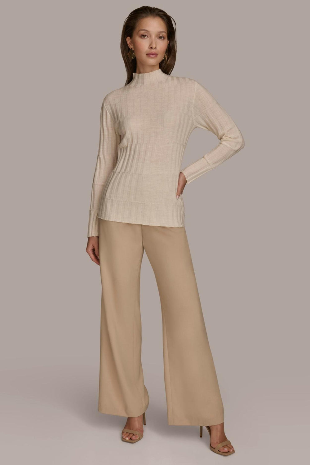 Donna Karan Sweaters And Tops | Women MERINO WOOL SWEATER Ivory