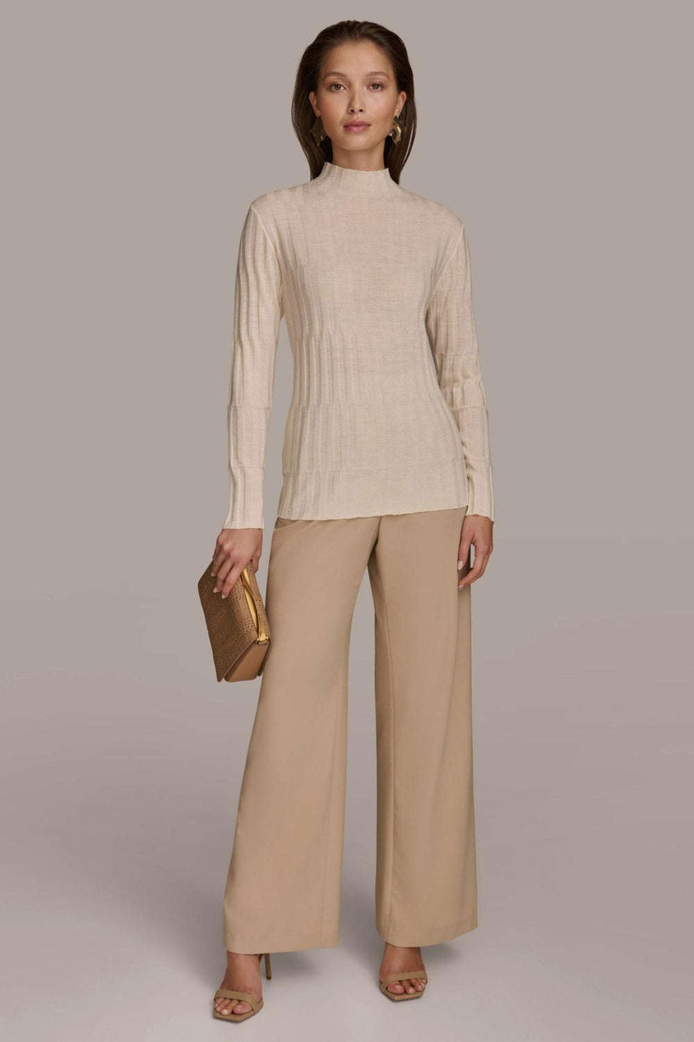 Donna Karan Sweaters And Tops | Women MERINO WOOL SWEATER Ivory