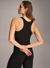 Donna Karan Sweaters And Tops | Women SLEEVELESS KNIT SHELL Black
