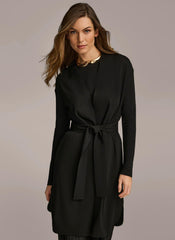Donna Karan Sweaters And Tops | Women TIE WAIST CARDIGAN Black