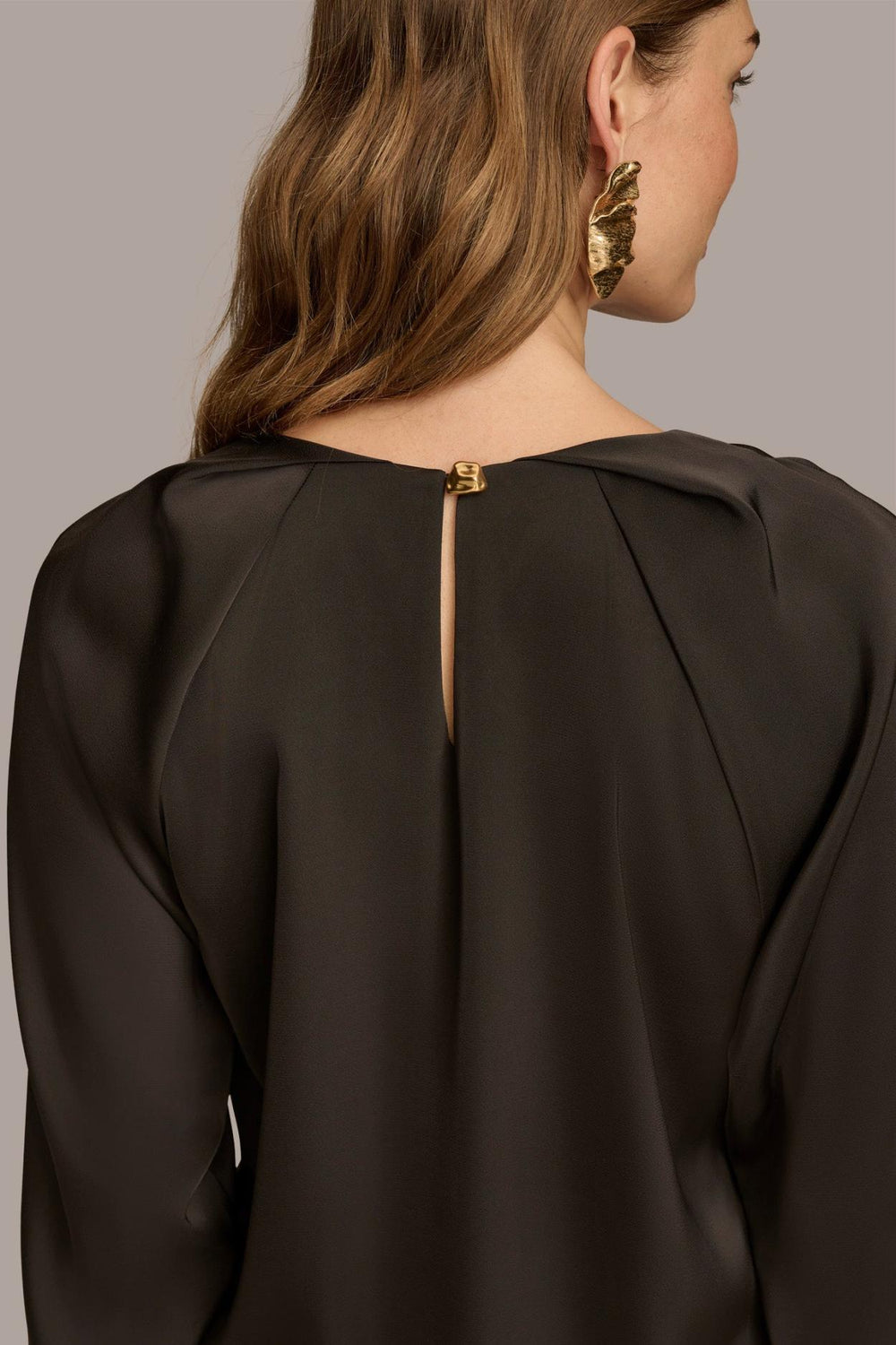 Donna Karan Sweaters And Tops | Women TOP WITH CHAIN HARDWARE Black
