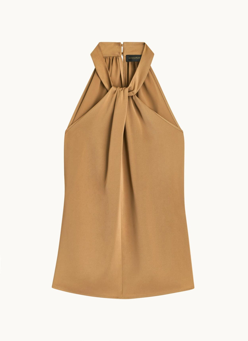 Donna Karan Sweaters And Tops | Women TWIST NECK HALTER TOP Fawn